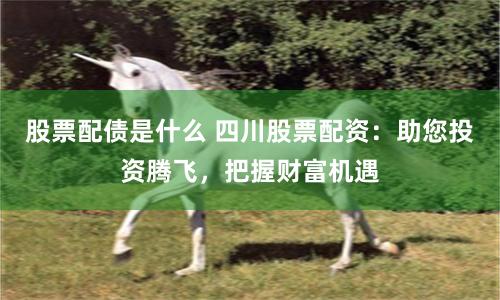 股票配债是什么 四川股票配资：助您投资腾飞，把握财富机遇